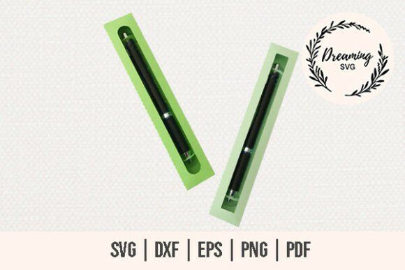 3D SVG Pen Box Templates for Creative Packaging Design