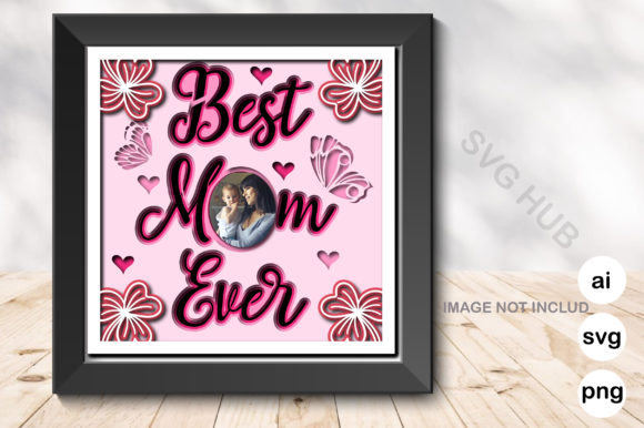 3D SVG Shadow Box Design for Creative Projects