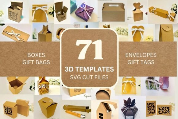 71 SVG Box Templates for Cricut: A 3D Design Asset Review