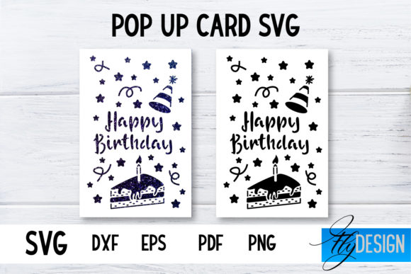 Birthday Pop Up Card SVG 3D Card Review for Real Projects