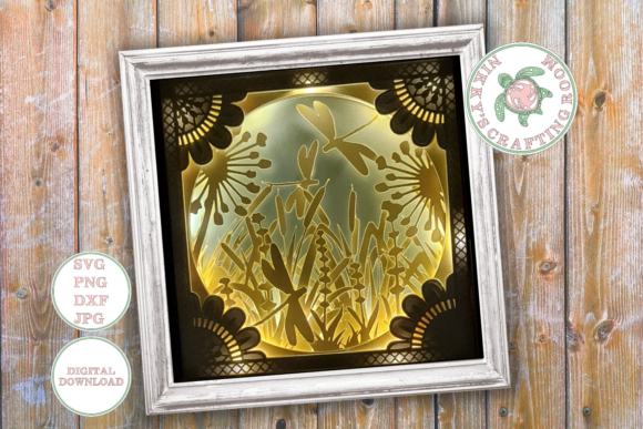 Dragonfly 3D Shadow Box Template: A Brand Designer’s Review