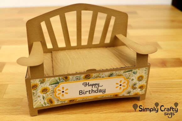 Garden Bench SVG: 3D SVG Design for Mother S Day