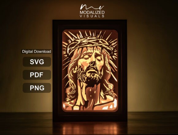 Jesus Lightbox Paper Cut Shadow Box Review