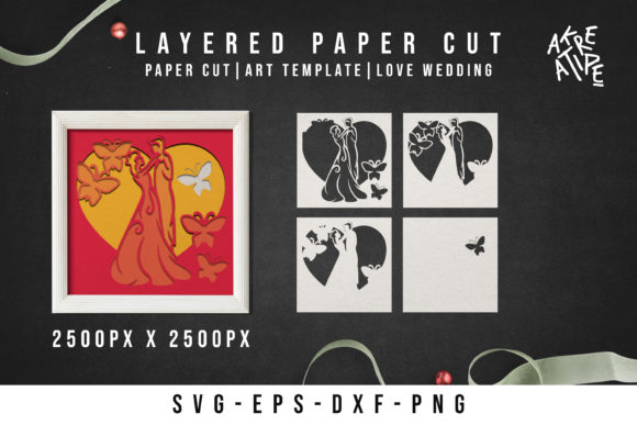 Papercut Wedding 3D Shadow Box Love Review for Real Projects